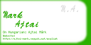 mark ajtai business card