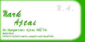 mark ajtai business card